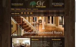 CH Wood Floors website