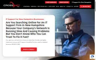 Cross Net Inc IT Services of Bedford website