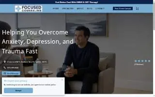 Focused Counseling Services website