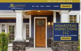 Homestead Inspections LLC of Bedford website