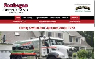 Souhegan Septic Tank Services LLC of Bedford website