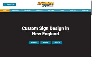 Advantage Signs, Inc. website