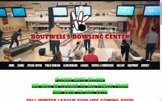 Boutwell's Bowling Center of Concord website