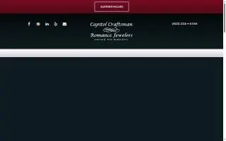Capitol Craftsman Romance Jewelers website