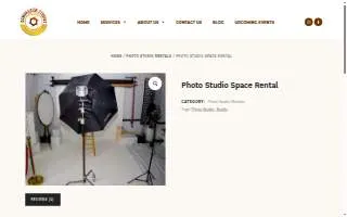 Compassion Studio Space Rental website