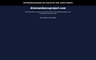 Drennan Dance Project website
