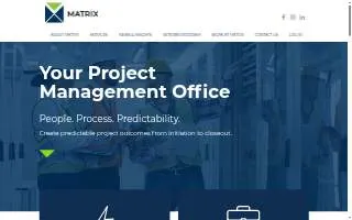 Matrix PMO - Project Management Office website