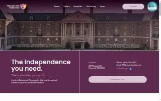 Pleasant View Retirement website
