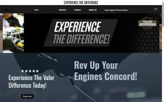 Valor Autoworks website