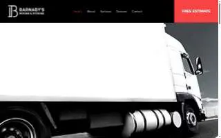 Barnaby's Moving & Storage website