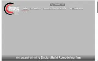 Crossroads Contracting website
