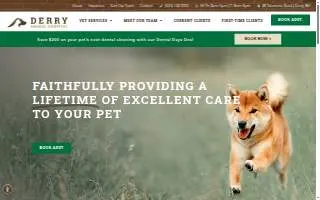 Derry Animal Hospital website