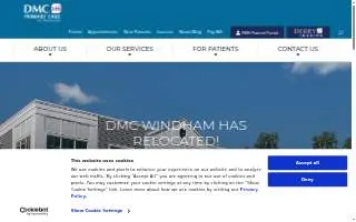 DMC Primary Care at Windham website