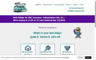 MAC Insurance Inc website