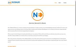 Nusbaum Electric, Inc. of Derry website