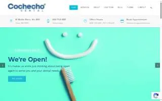 Cochecho Dental website