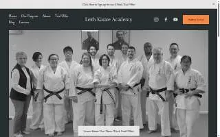 Leith Karate Academy website