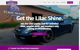 Lilac Car Wash - Self service car wash website