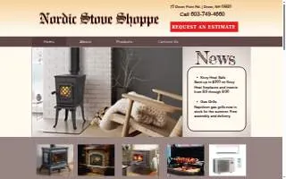 Nordic Stove Shoppe website