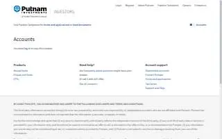 Putnam Marketing website