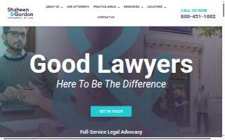 Shaheen & Gordon, P.A. website