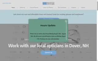 Whitehouse Opticians LLC website