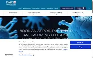 DMC Primary Care at Goffstown website