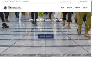DNC Flooring website