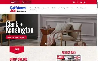 Goffstown Hardware Inc website