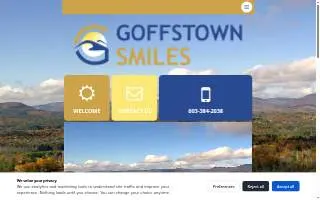 Goffstown Smiles, PLLC website