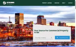 Stebbins Commercial Properties of Goffstown website