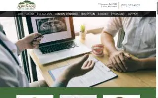 Abenaki Dental Care website