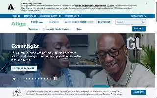 Align Credit Union of Hampton website