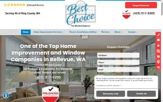 Best Choice Windows & Doors of Hampton website