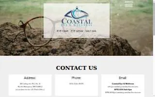 Coastal Eye & Wellness website