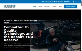 Committed Collision & Auto Body Center website