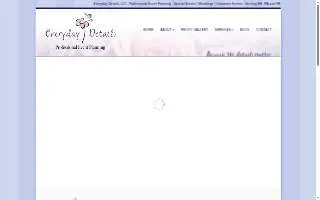 Everyday Details of Hampton website