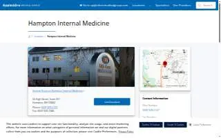 Hampton Internal Medicine website