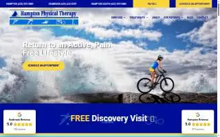 Hampton Physical Therapy website