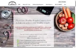 Physicians Healthy Weight Center website