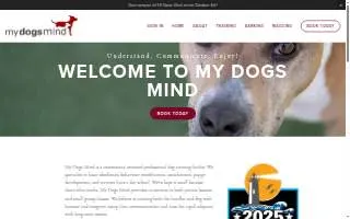 My Dogs Mind of Hampton website