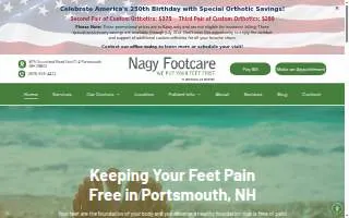 Nagy Footcare of Hampton website