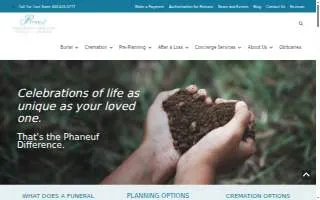 Phaneuf Seacoast Arrangement Office website
