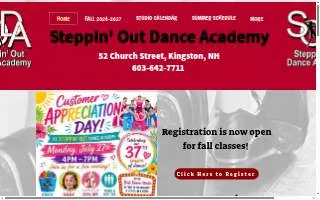 Steppin' Out Dance Academy of Hampton website