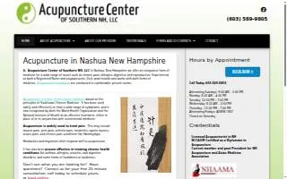 Acupuncture Center of Southern NH, LLC website