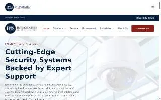 B&S Integrated Security Systems of Hudson website