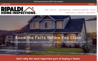 Ripaldi Home Inspections website
