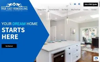 True East Remodeling website