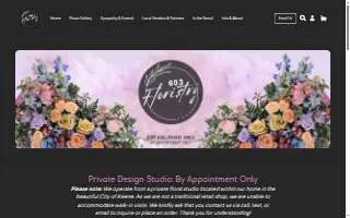 603 Floristry website