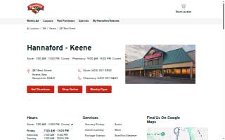 Hannaford Pharmacy